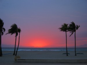 Hollywood Beach at dawn